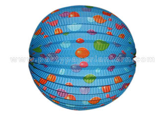China Artificial Style Festival Candy Design Accordion Paper Lanterns for bedrooms supplier