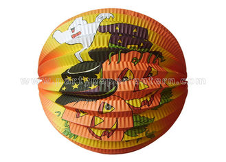 China Halloween Printed Accordion Paper Lantern supplier