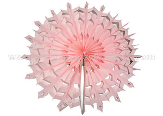 China Snowflake Round Paper Honeycomb Balls supplier