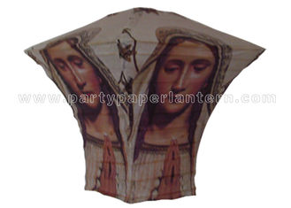 China Religious Printing illuminated paper lanterns / custom printed paper lanterns supplier