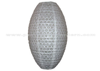 China Unique Shaped Eyelet Paper Lanterns For Party Decoration Customized Size and Color supplier