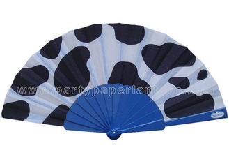 China Unique Design Printed Fabric Hand Fan For Promotion , Gift , Souvenirs Variety Colors supplier