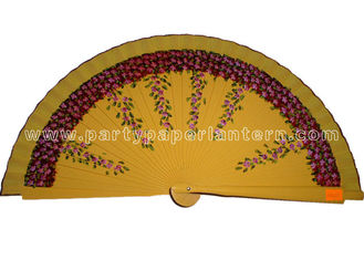 China Variety colors folding wooden hand fans for wedding favors personalized supplier