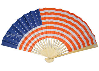 China Flag , Logo , Smiling Face custom printed paper fans / party paper fans supplier