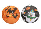 China Halloween Design Accordion Paper Lanterns / Outdoor Hanging Paper Lanterns factory