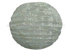 China Home Decoration Round Nylon Round Paper Lanterns Durable And Long Lasting factory