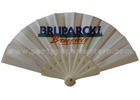 CMYK Printing Fabric Hand Fan For Advertising /  Souvenirs / Premium General Applicability