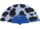 China Unique Design Printed Fabric Hand Fan For Promotion , Gift , Souvenirs Variety Colors factory