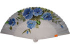 China Hand-drawn Patterns Wooden Hand Fan For Promotion, Gift, Souvenirs Aesthetical factory