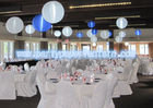 China Handmade Circle Party Paper Lantern For Outdoor Decoration Dreamlike , OEM Service factory