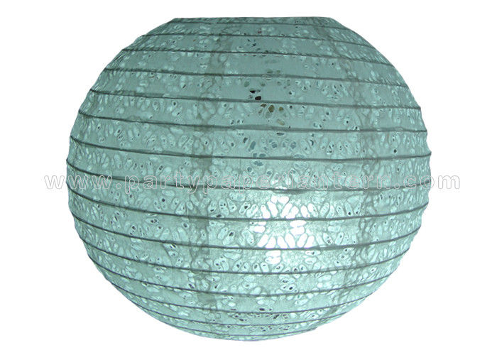 Beautiful Eyelet Paper Lantern with light bulbs 4 inch 6 inch 10 inch paper lanterns
