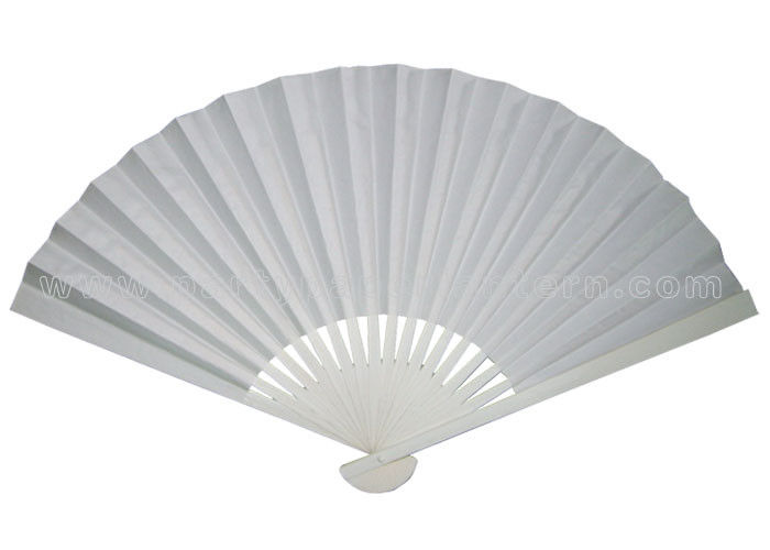 Single Color Bamboo Paper Fans