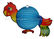 Colourful Decoration Animal Paper Lanterns 100% Handmade 6 inch  8 inch  10 inch supplier