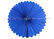 Blue , Pink Hanging Paper  Fans / Tissue Paper Cardboard Artificial Style supplier