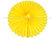 Party or Event Green , Yellow Paper Fan Decorations , Hanging Paper Fan Decorations supplier