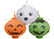 Patterned Printed Round Paper Lanterns For Party , Halloween Decoration Customized Traditional supplier