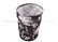 Striated Design Hanging Paper Candle Lanterns , Unique Cylindrical Paper Lanterns supplier