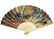 Unique Design Printed Bamboo Paper Fans For Promotion , Gifts , Souvenir Artistical supplier