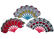 Red Blue Green Colorful PP Hand Fan with Cartoon Animal / Fruit  Printed supplier