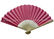Pink Paper Fans / Gift , Premium Wedding Paper Fan Party Decoration supplier