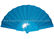 Handmade Single Color  Printed Fabric Hand Fan , White Hand Fans Wedding supplier