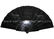 Decorative TC Fabric Hand Fan With Logo Printed For Parties And Weddings supplier