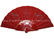 Decorative TC Fabric Hand Fan With Logo Printed For Parties And Weddings supplier