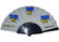 Custom Printed Hand Fans / Yellow , Black , White Rustic Wedding Fans supplier