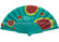 Unique Design Printed Fabric Hand Fans For Promotion , Gift , Souvenirs Variety Colors supplier