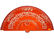 Hollowed-out Ribs Of Green Red wooden Hand Held Fan , Personalized Wedding Favor Fan supplier
