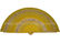 Elegant Wooden Hand Fans with TC Fabric and Wooden Ribs Material supplier