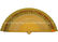 Elegant Wooden Hand Fans with TC Fabric and Wooden Ribs Material supplier