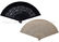 Black White Wooden Fans For Wedding Favors With 8 Inch , 9 Inch , 12 Inch Length supplier