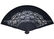 Black White Wooden Fans For Wedding Favors With 8 Inch , 9 Inch , 12 Inch Length supplier