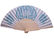 Pure And Fresh Style Transfer Printing Wooden Hand Fans For Advertising , Gift , Souvenirs Fine Art supplier