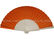 Gray / Red / Blue Single Color Wooden Hand Fans For weddings , holiday parties supplier