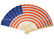 China Flag , Logo , Smiling Face custom printed paper fans / party paper fans exporter