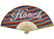 Flag , Logo , Smiling Face custom printed paper fans / party paper fans supplier