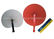 Single Color Accordion Paper Hand Fans supplier