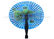Custom Pattern Printed Paper Folding Fans Accordion with PP Handle 3.5” 5.5” 6.5” Length supplier