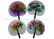 Sinicism Style Printed Accordion Paper Folding Fans Round shape for family reunion supplier