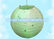 White Party Paper Lantern , Eyelet Butterfly Paper Lanterns For Weddings / Parties supplier