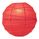 China Poppy Red Paper Lantern For Parties , Round Decorative Lanterns For Wedding Centerpieces exporter